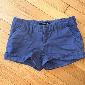Blue forever 21 shorts